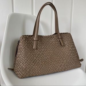 FALOR Italian Handmade Woven Leather Purse
